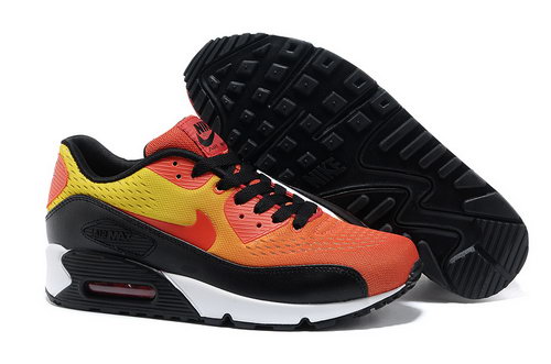 Nike Air Max 90 Premium Em Unisex Orange Black Running Shoes Outlet Online